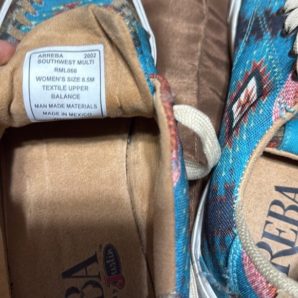 Reba sneakers by Justin Colorful Patterned Sneakers - Picture 6 of 6